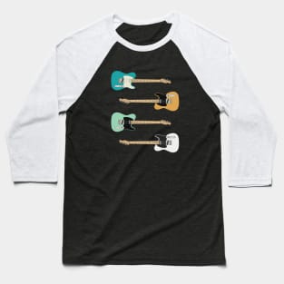 T Style Electric Guitar Maple Pack Baseball T-Shirt